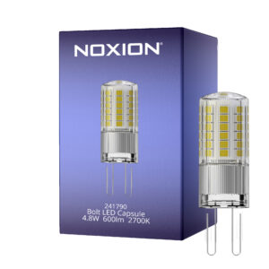 Noxion Bolt LED Capsule G9 4.8W 600lm - 827 Extra Warmweiß | Ersatz für 50W