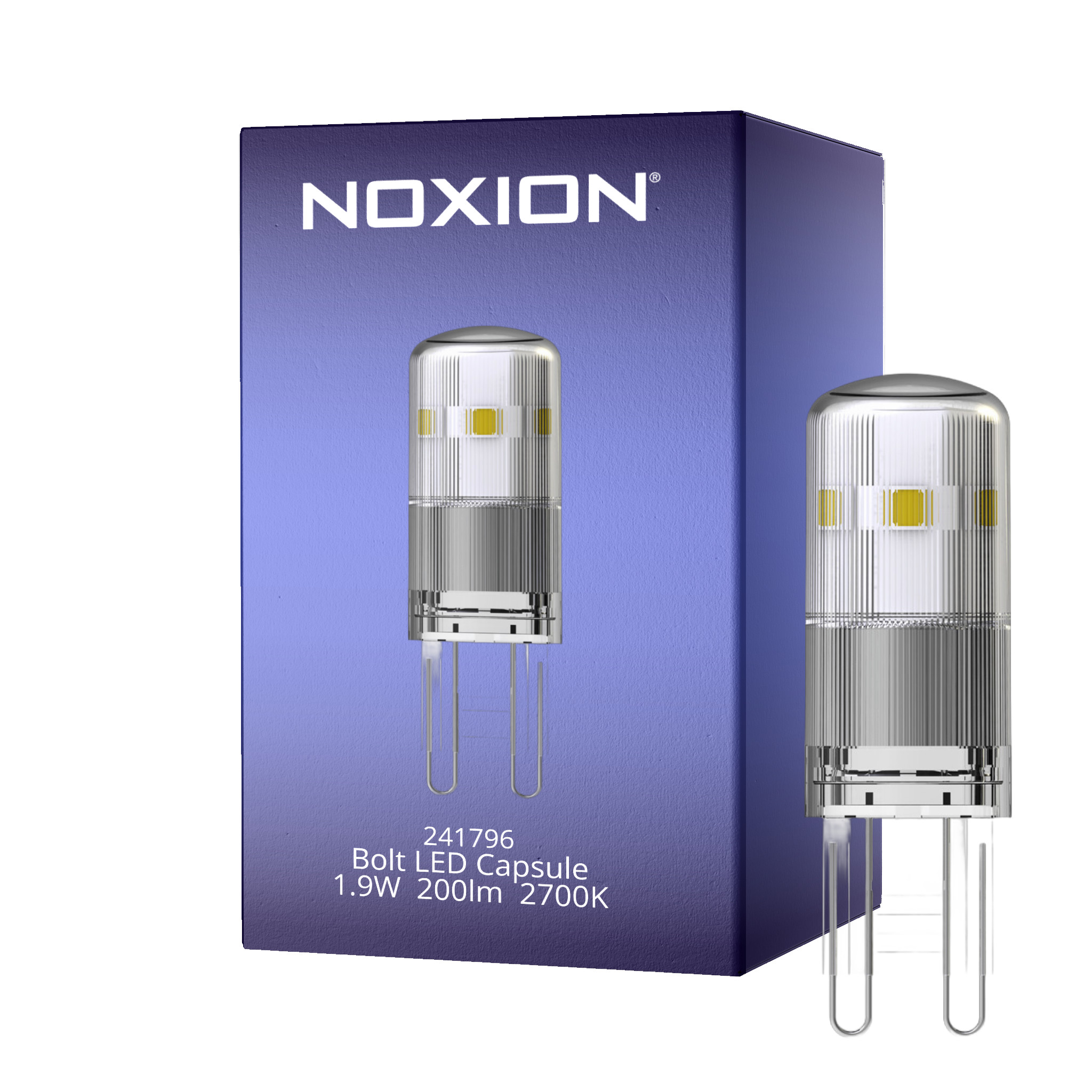 Noxion Bolt LED Capsule G9 1.9W 200lm - 827 Extra Warmweiß | Ersatz für 20W