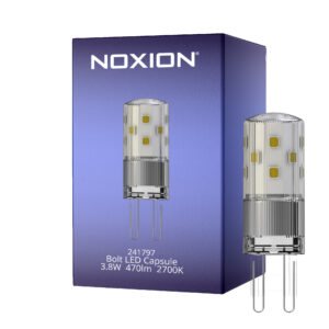 Noxion Bolt LED Capsule G9 3.8W 470lm - 827 Extra Warmweiß | Ersatz für 40W