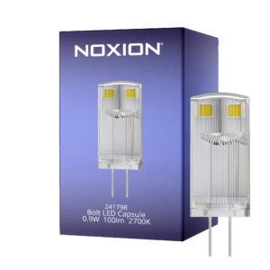 Noxion Bolt LED Capsule G4 0.9W 100lm - 827 Extra Warmweiß | Ersatz für 10W