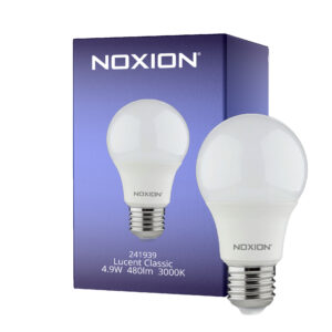 Noxion Lucent Classic LED E27 Birne Matt 4.9W 480lm - 830 Warmweiß | Ersatz für 40W