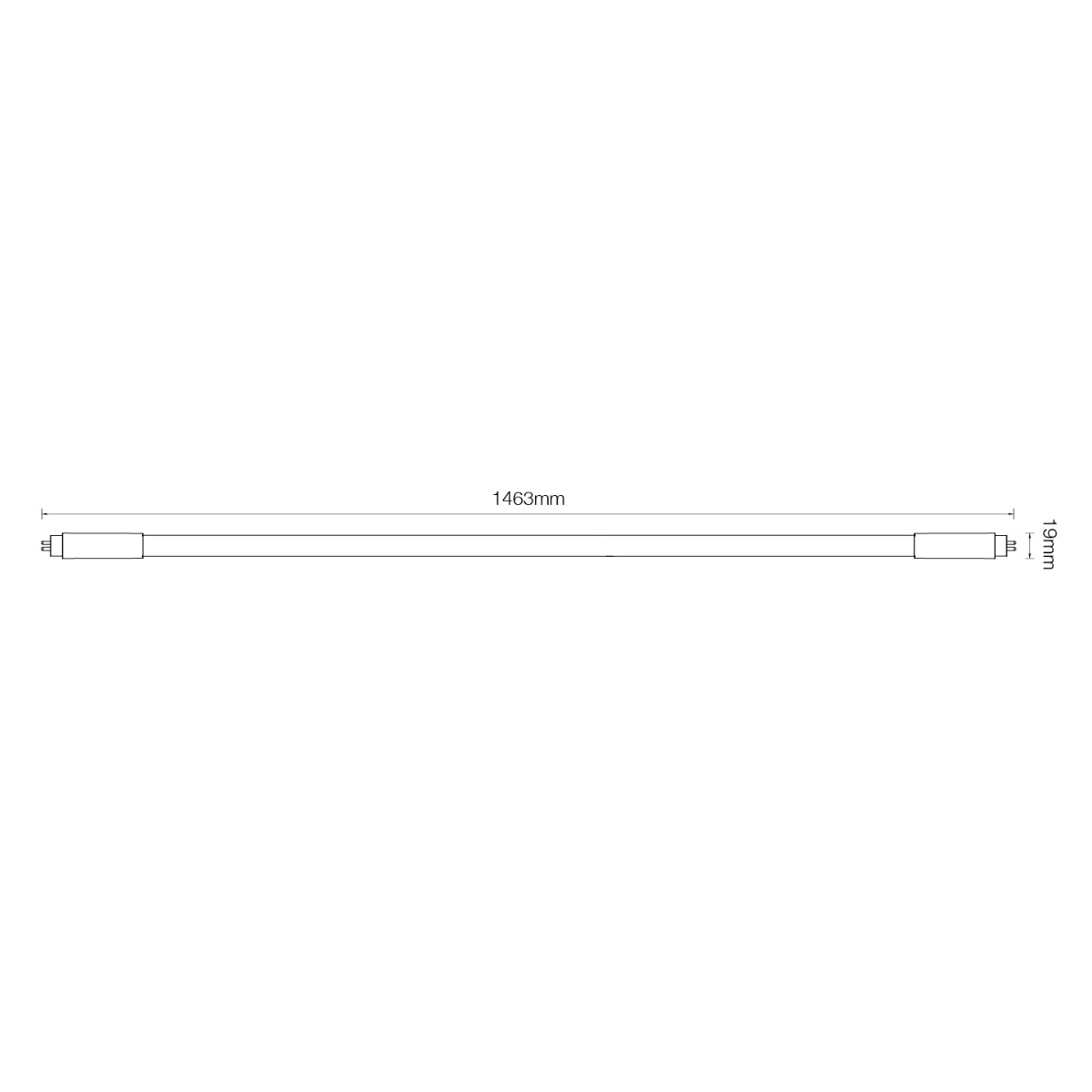Noxion LED Röhre T5 Avant Extreme (Mains AC) High Output 26W 3640lm - 830 Warmweiß | 145cm - Ersatz für 49W – Ansicht 3