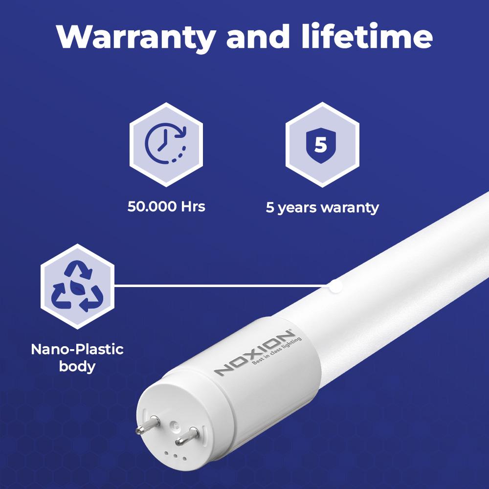 Noxion LED Röhre T8 Avant (EM/Mains) Standard Output 19W 2300lm - 840 Kaltweiß | 150cm - Ersatz Für 58W – Ansicht 11