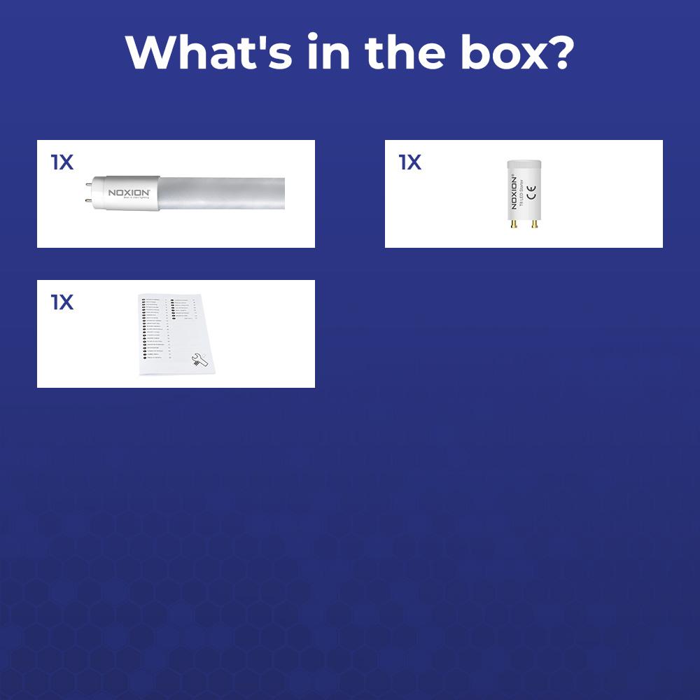 Noxion LED Röhre T8 Avant (EM/Mains) Standard Output 19W 2300lm - 840 Kaltweiß | 150cm - Ersatz Für 58W – Ansicht 7