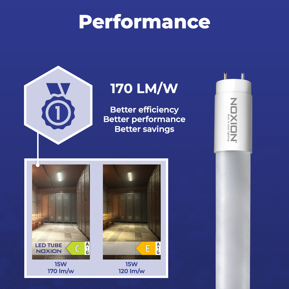 Noxion LED Röhre T8 Avant Extreme (EM/Mains) Ultra Output 15.9W 2550lm - 840 Kaltweiß | 120cm - Ersatz Für 36W – Ansicht 10