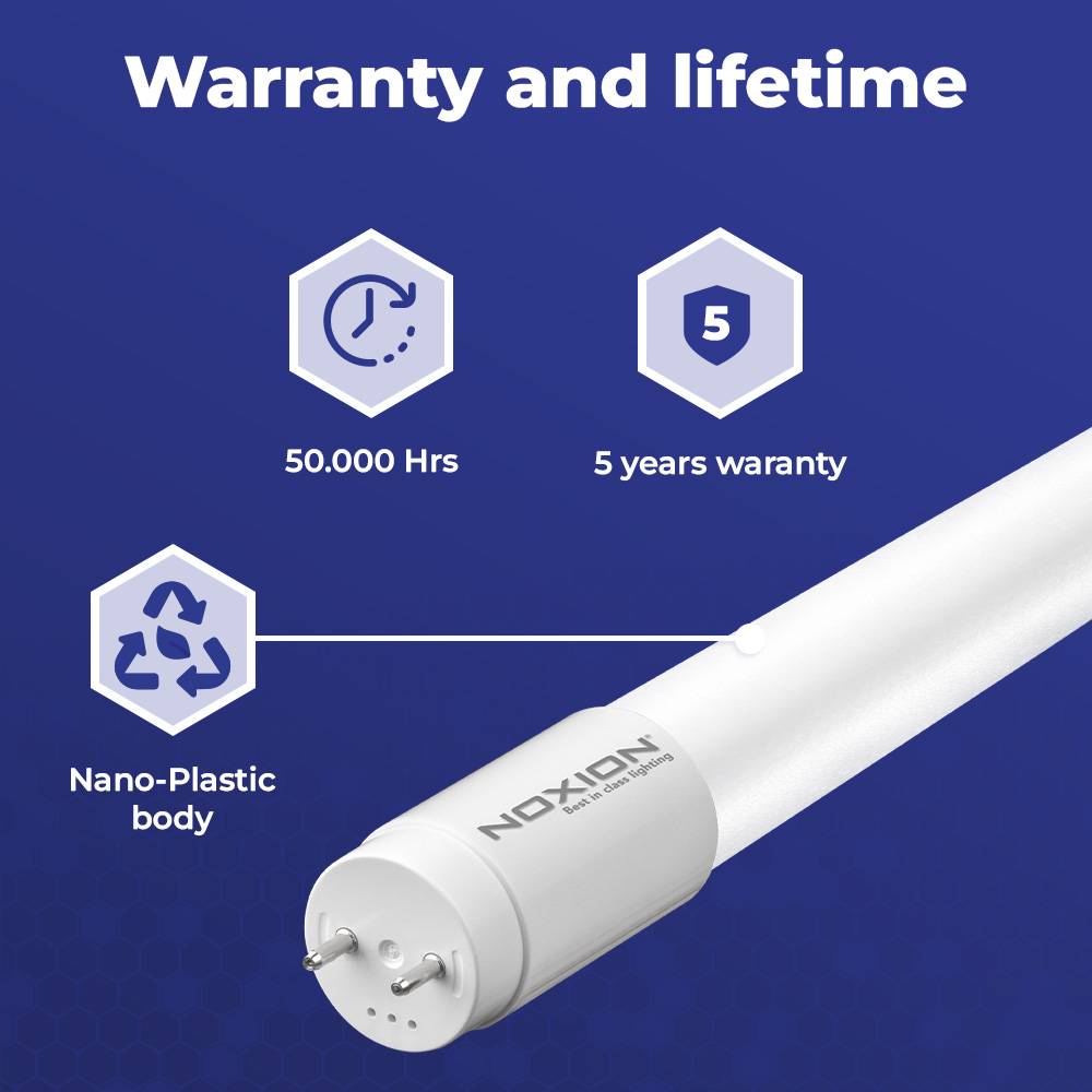 Noxion LED Röhre T8 Avant Extreme (EM/Mains) High Output 11.2W 1575lm - 830 Warmweiß | 90cm - Ersatz Für 30W – Ansicht 6