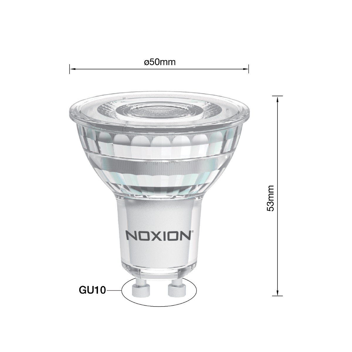 Noxion PerfectColor Led-Spot GU10 PAR16 6.7W 575lm 60D - 927 Extra Warmweiß | Höchste Farbwiedergabe - Dimmbar - Ersatz Für 80W – Ansicht 2