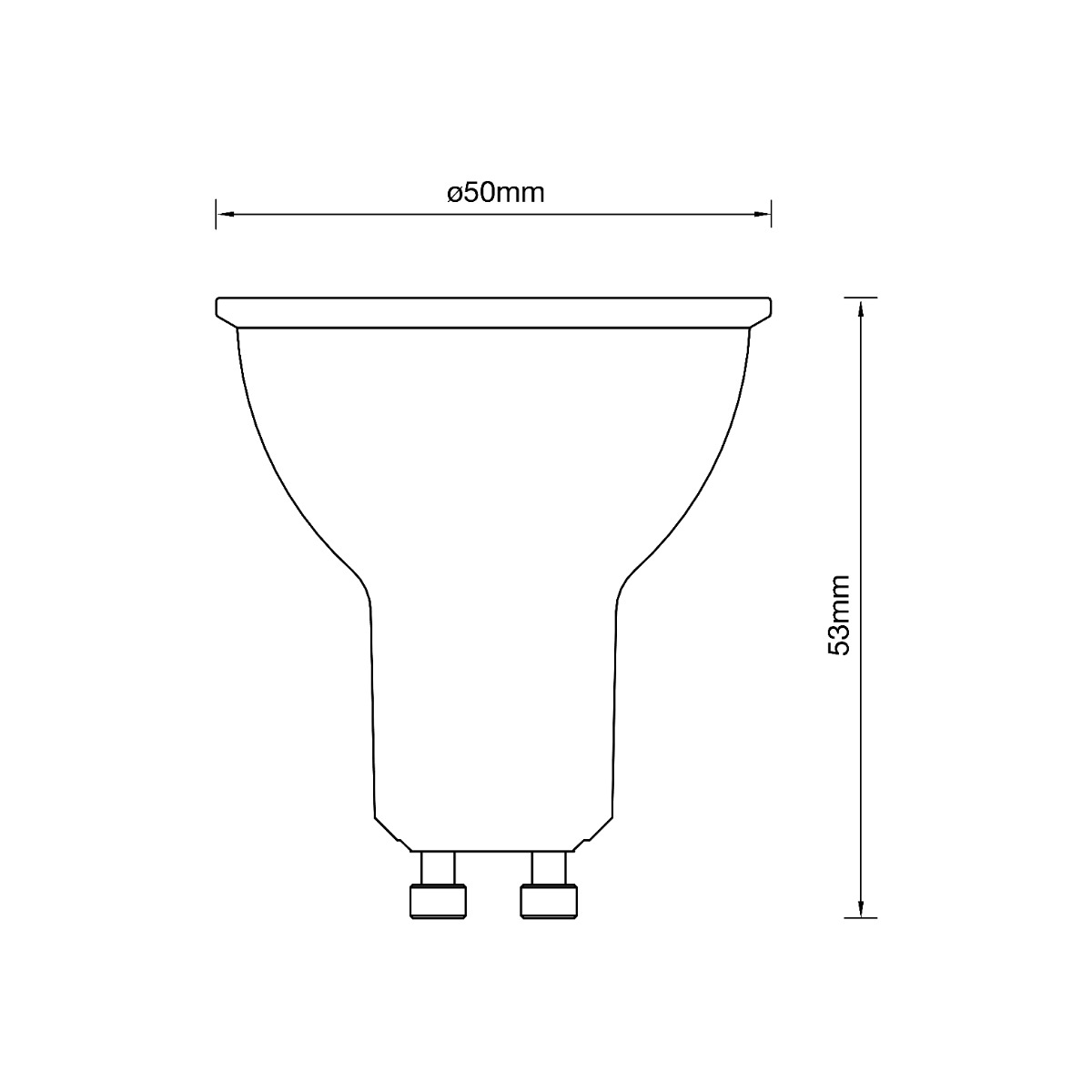 Noxion PerfectColor Led-Spot GU10 PAR16 6.7W 575lm 60D - 927 Extra Warmweiß | Höchste Farbwiedergabe - Dimmbar - Ersatz Für 80W – Ansicht 3