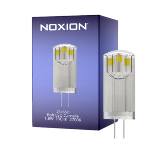 Noxion LED Kapsel G4 1.8W 190lm - 827 Extra Warmweiß| Ersatz Für 20W