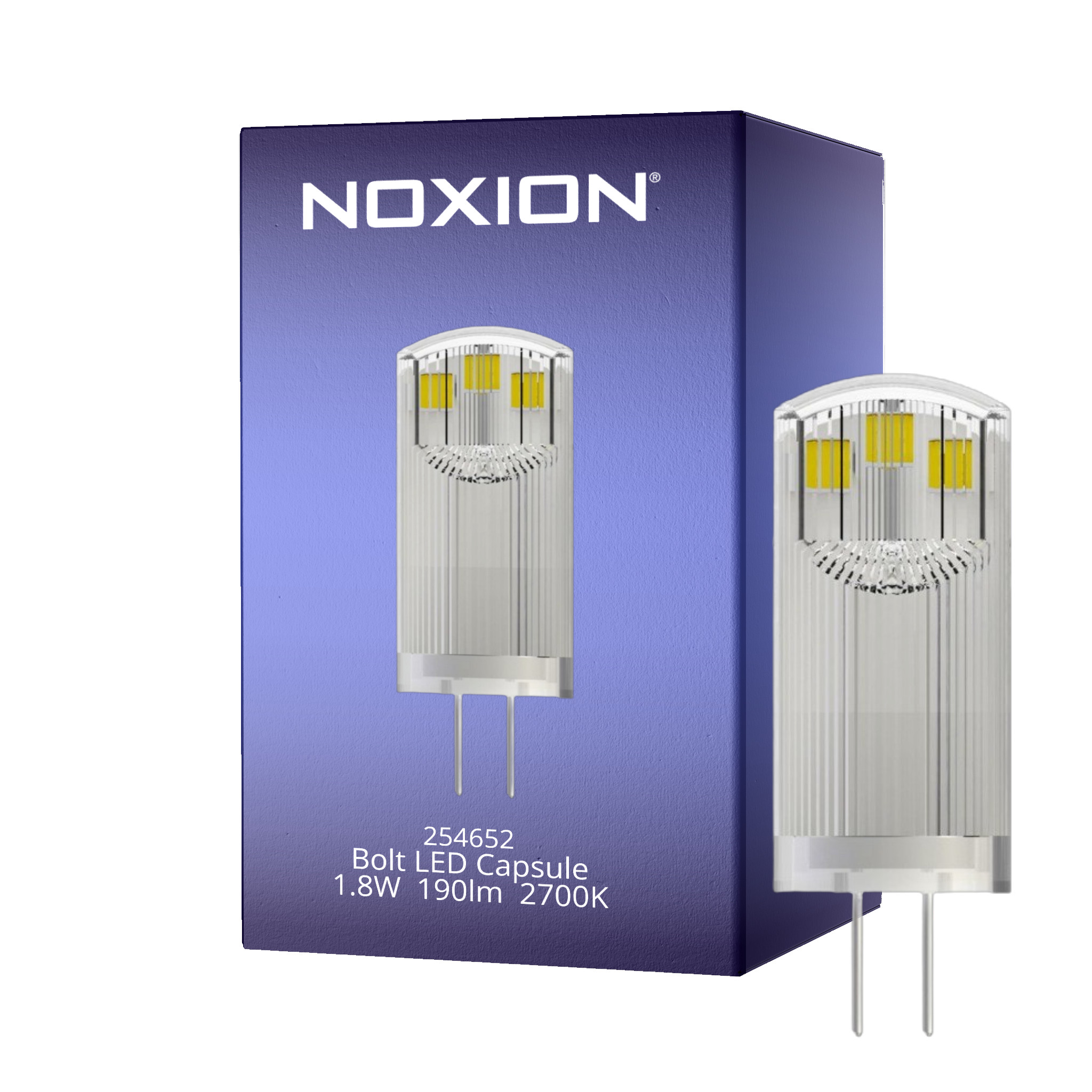 Noxion LED Kapsel G4 1.8W 190lm - 827 Extra Warmweiß| Ersatz Für 20W