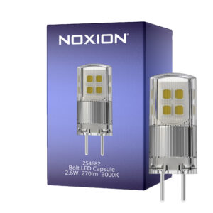 Noxion Bolt LED Kapsel GY6.35 2.6W 270lm - 830 Warmweiß| Ersatz Für 28W