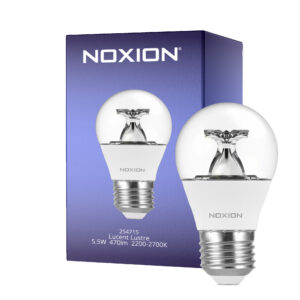 Noxion LED E27 Kugel 5.5W 470lm - 922 - 927 Dim to Warm | Höchste Farbwiedergabe - Dimmbar - Ersatz Für 40W
