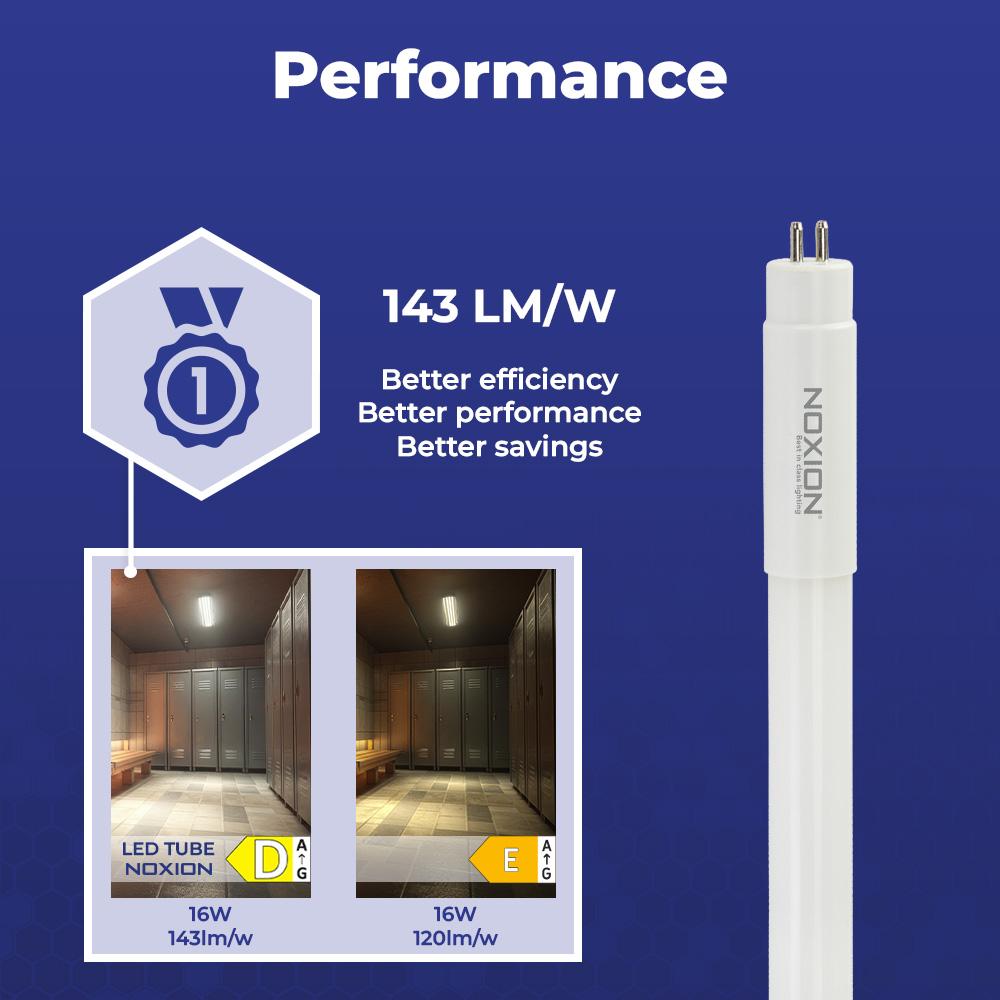 Noxion Avant LEDtube T5 Avant Extreme (Mains AC) High Efficiency 16W 2300lm - 830 Warmweiß | 115cm - Ersatz Für 28W – Ansicht 4